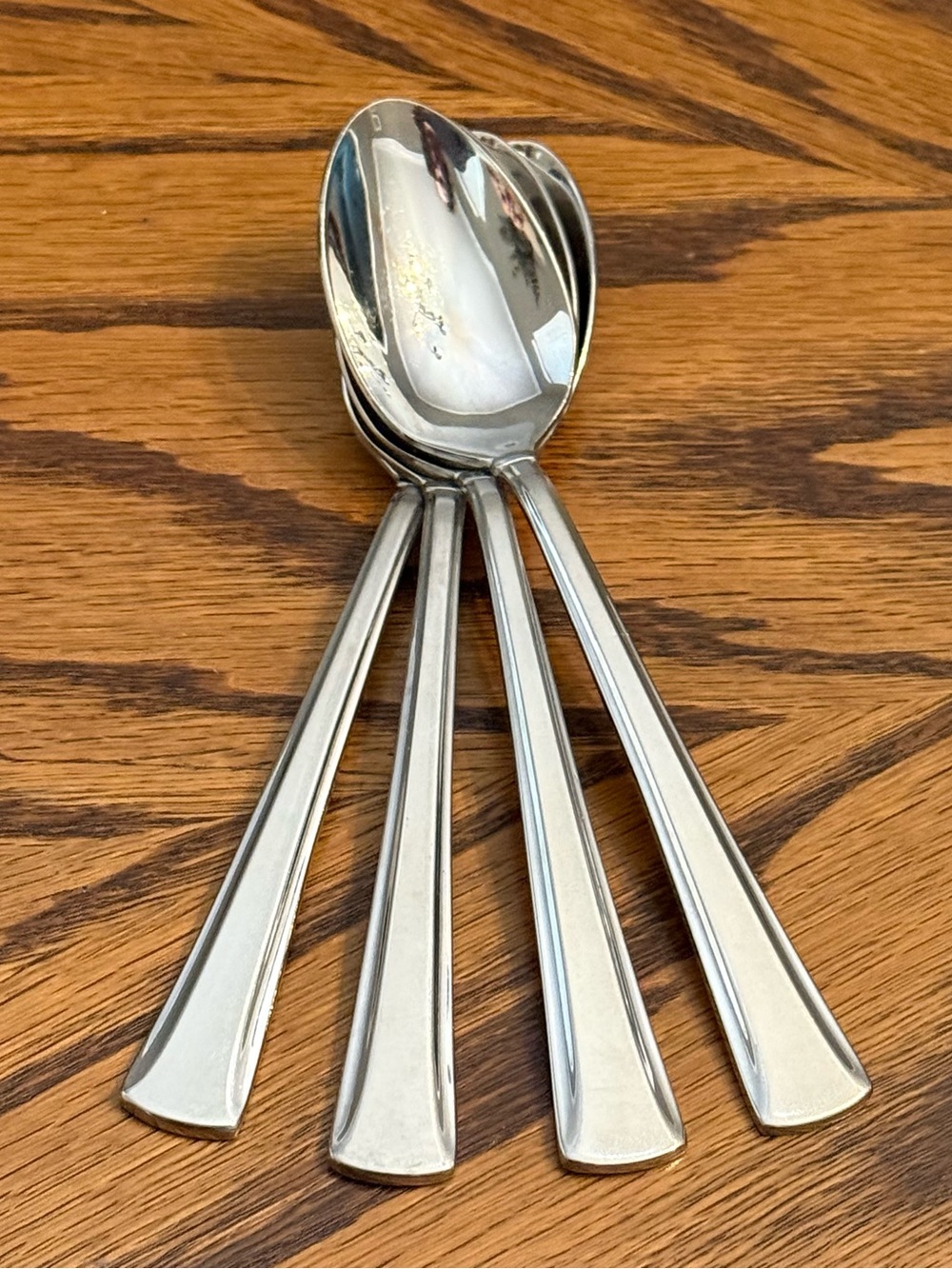 Gorham Nordic 4 Soup Spoons Stainless Flatware 7”